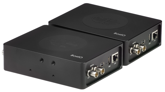 Two BoxIO units