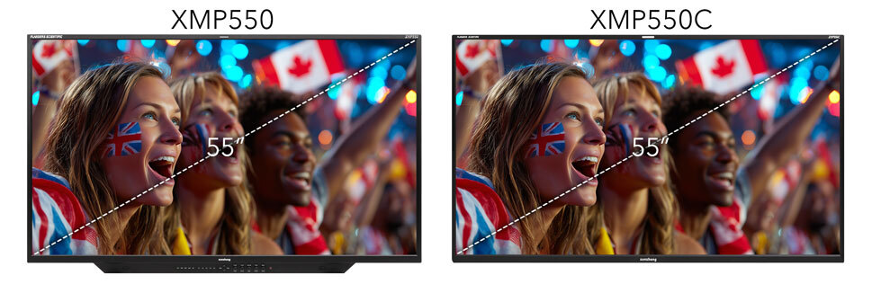 XMP550C vs XMP550 comparison