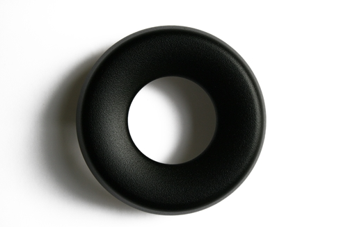 Angry Face Black Metal Rings (Set of 4)